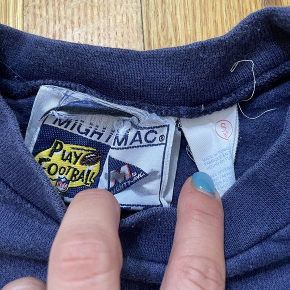 Vintage Denver Broncos CrewNeck Sweatshirt Youth Kids Boys Size Small Mighty Mac - Picture 4 of 5